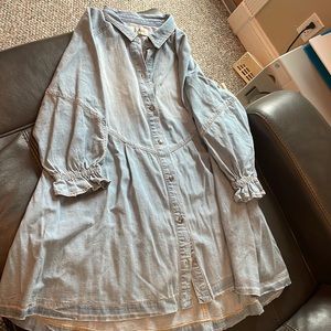 We the free oversized denim dress